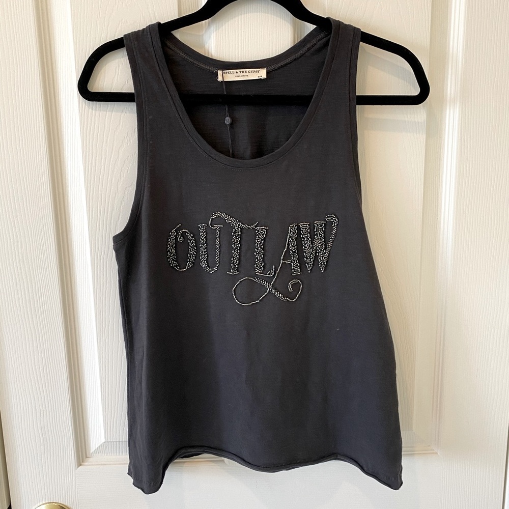 Outlaw Tank - Charcoal